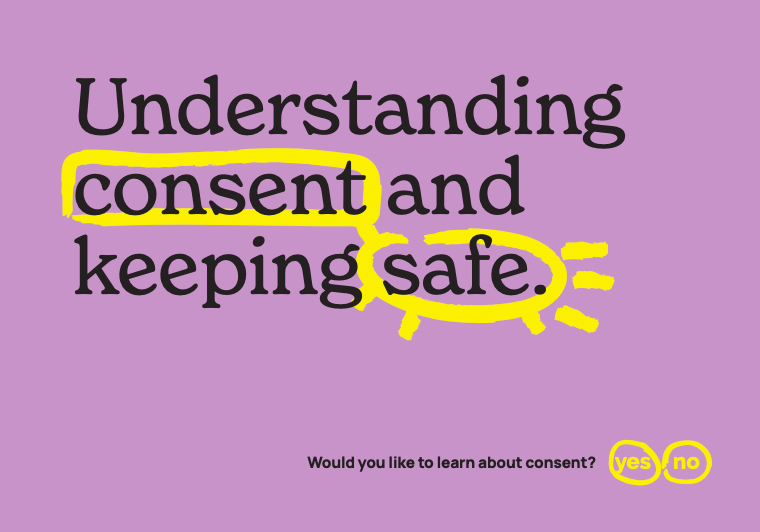 Understanding consent booklet cover page