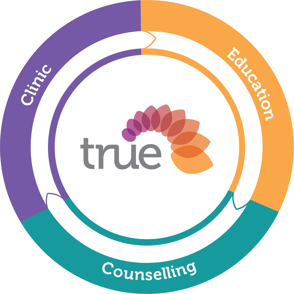 True logo - services wheel